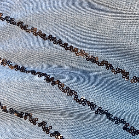 Logo Brand sequin strip shirt - Picture 5 of 5